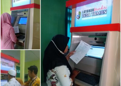 PELAYANAN MANDIRI MESIN DIGITAL  DESA TAMAN